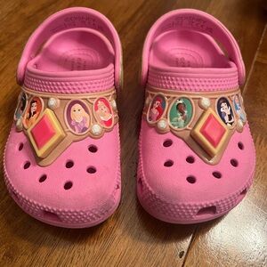 Disney Princess Light Up Crocs - Size 7
